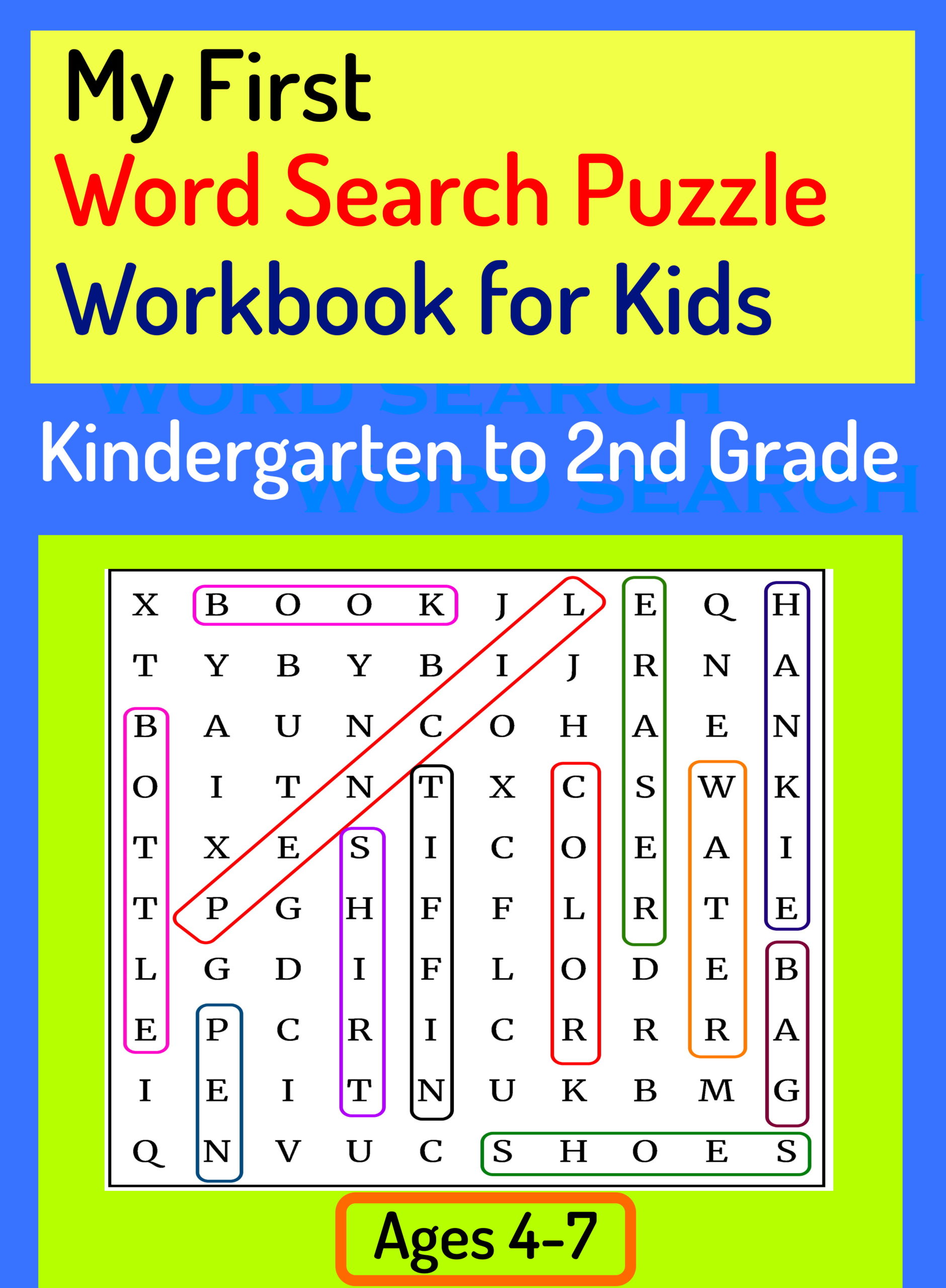 My Word Search Books For Kids Increase Vocabulery And Mind Power