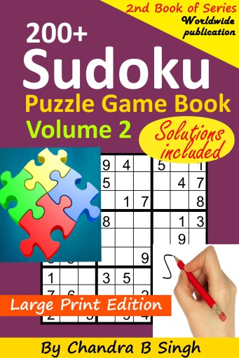 Hard Sudoku Puzzle Book for Adults: 200 Large Print Puzzles with Answers  (Large Print / Paperback)