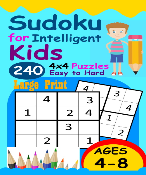 Sudoku 4x4 Printable (Great for Kids!)